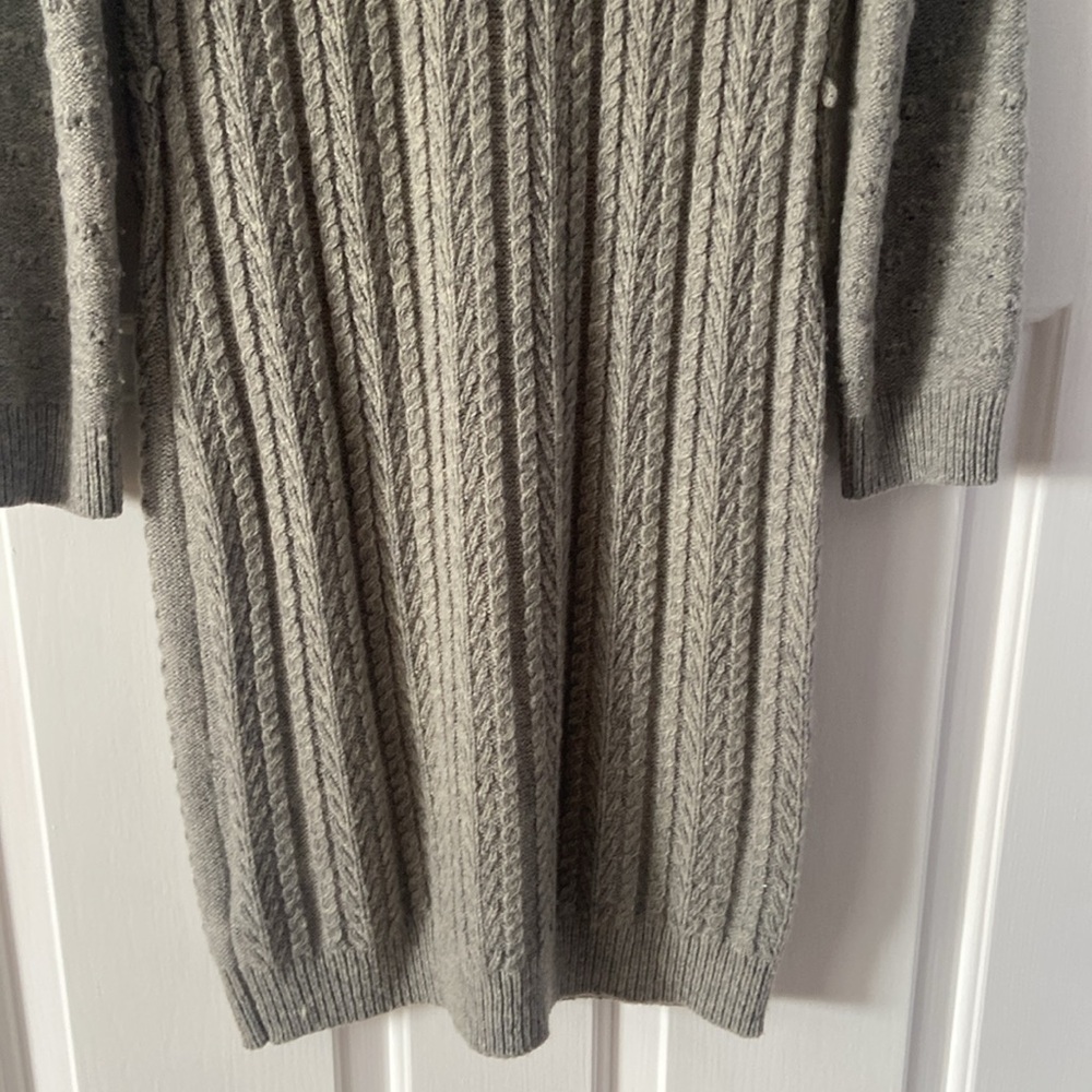🎄Last price 🎄H&M Cable Knit dresse– Beige, Cozy Classic (Size M) - Picture 12 of 14